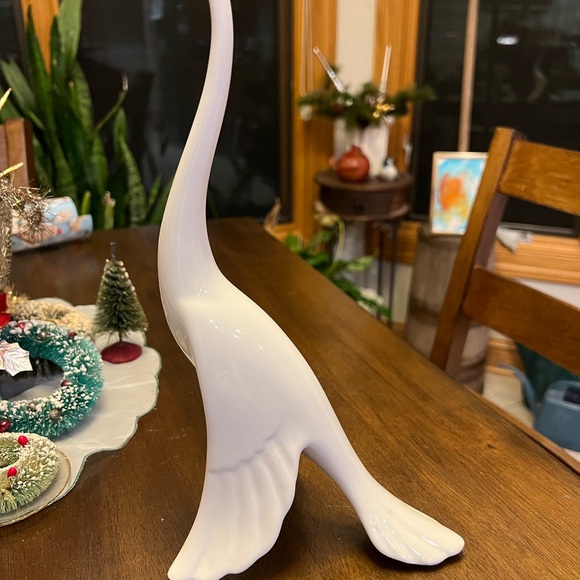 Art Deco Pottery Crane - Picture 3 of 5